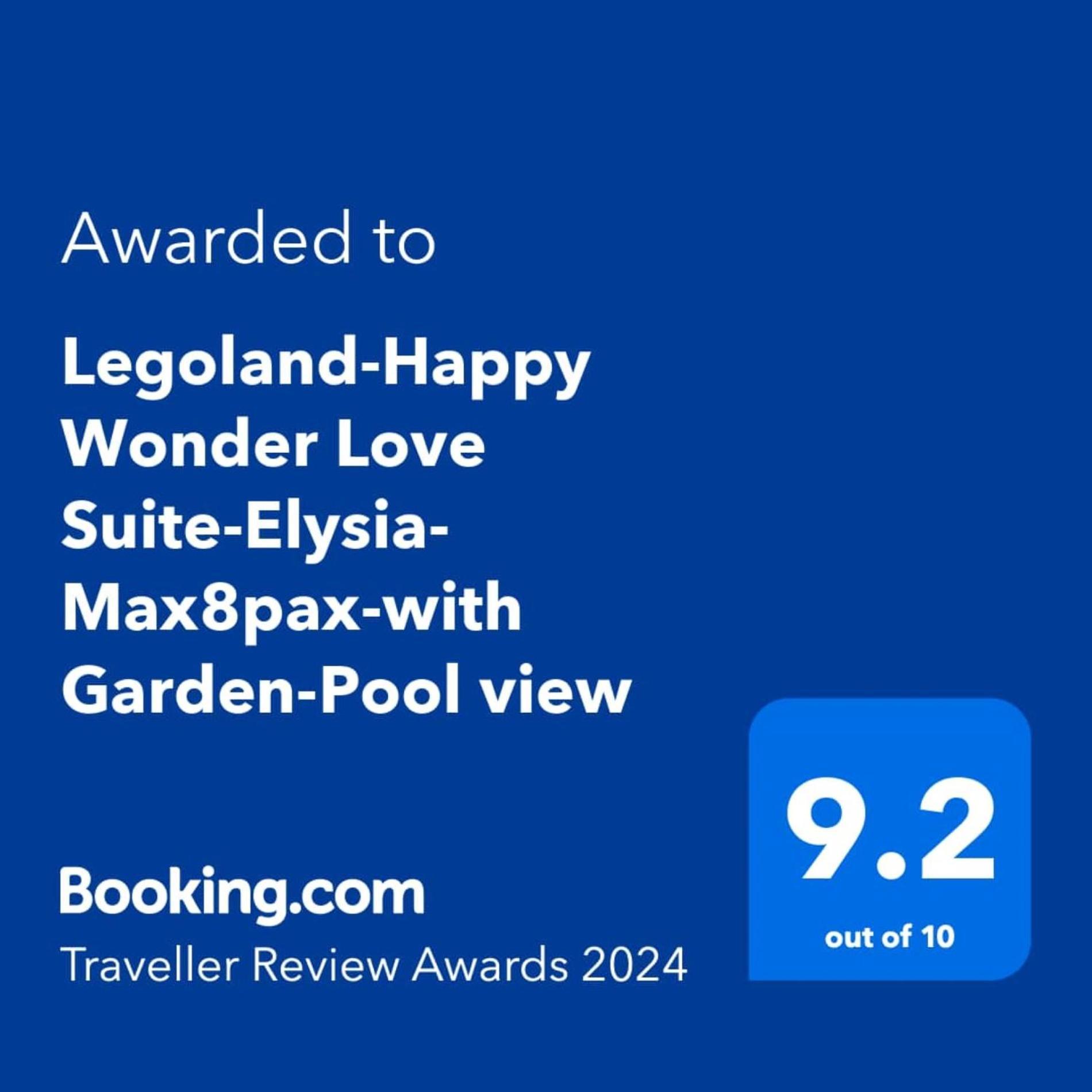 Legoland-Happy Wonder Love Suite-Elysia- Max8Pax-With Garden-Pool View Nusajaya  Eksteriør bilde
